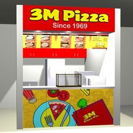 3m pizza cart type