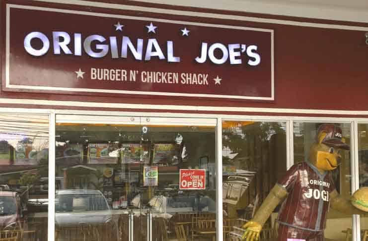 Original Joe’s Burger N' Chicken Shack Franchise. 