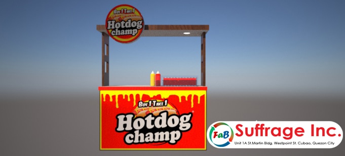 Hotdog champ food cart franchise