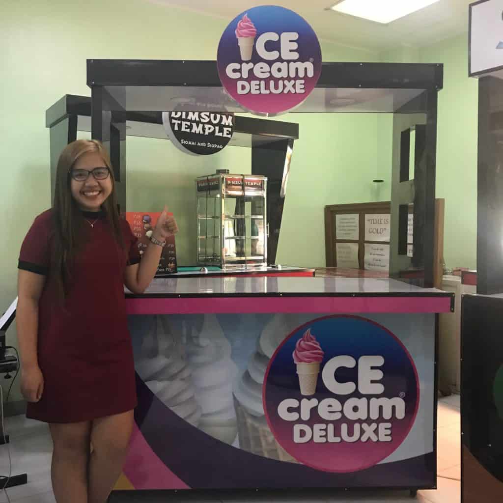 Ice cream Deluxe food cart franchise